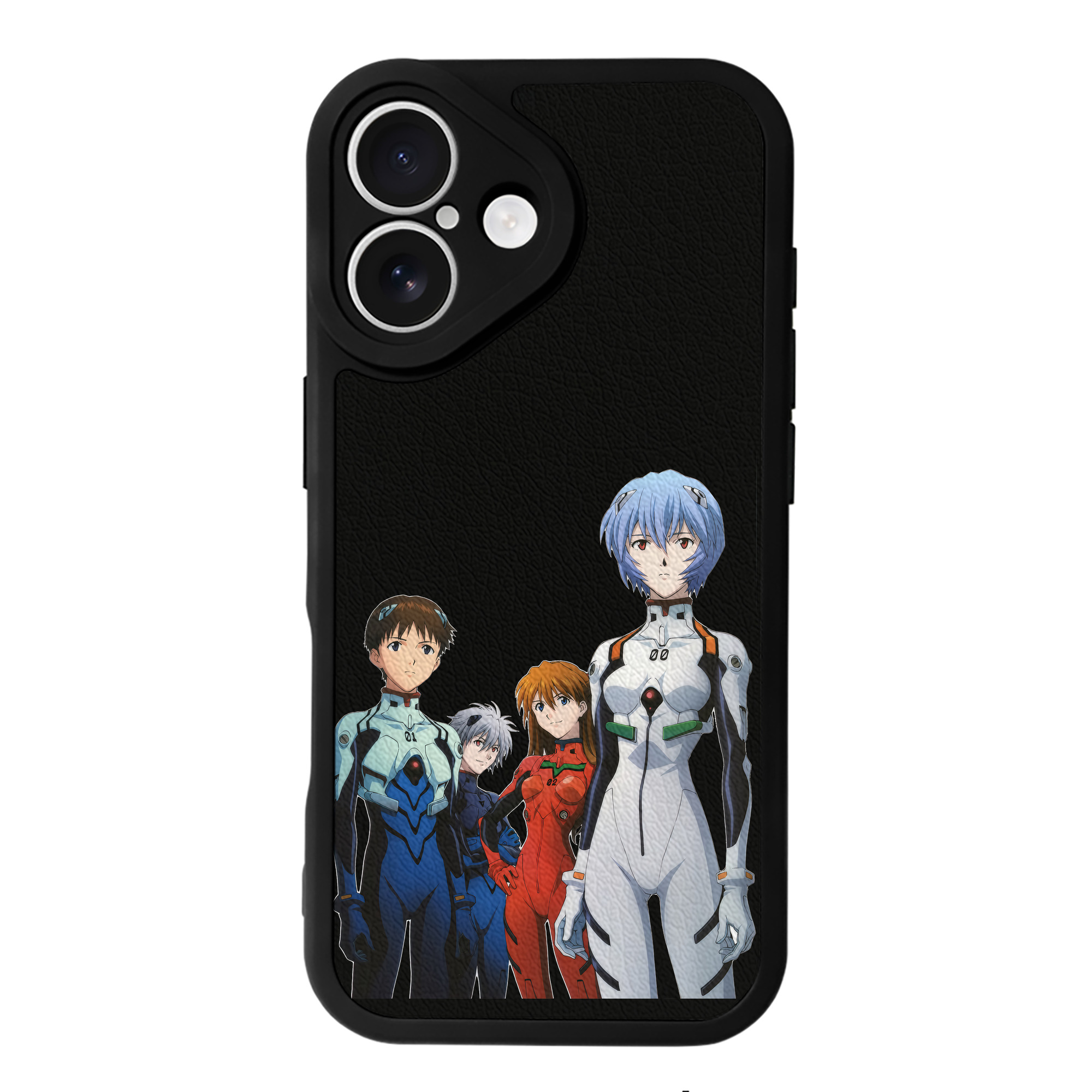 （画像用） EVA 新世紀エヴァンゲリオン 【iPhone 16シリーズ対応】シリコンスマホケース（レザー調） 材質：シリコン
